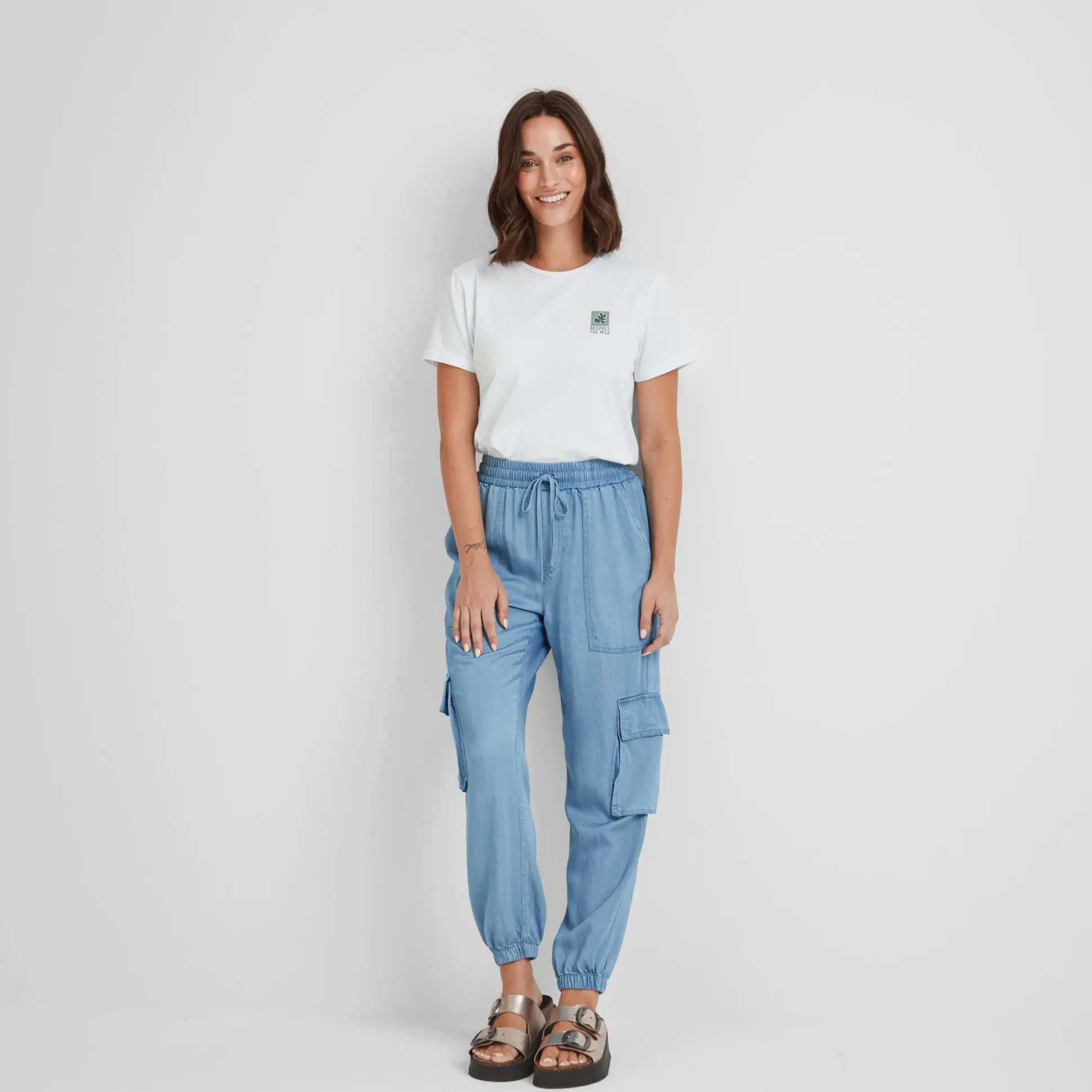 Respect Womens 100% Cotton Supersoft T-Shirt - Optic White