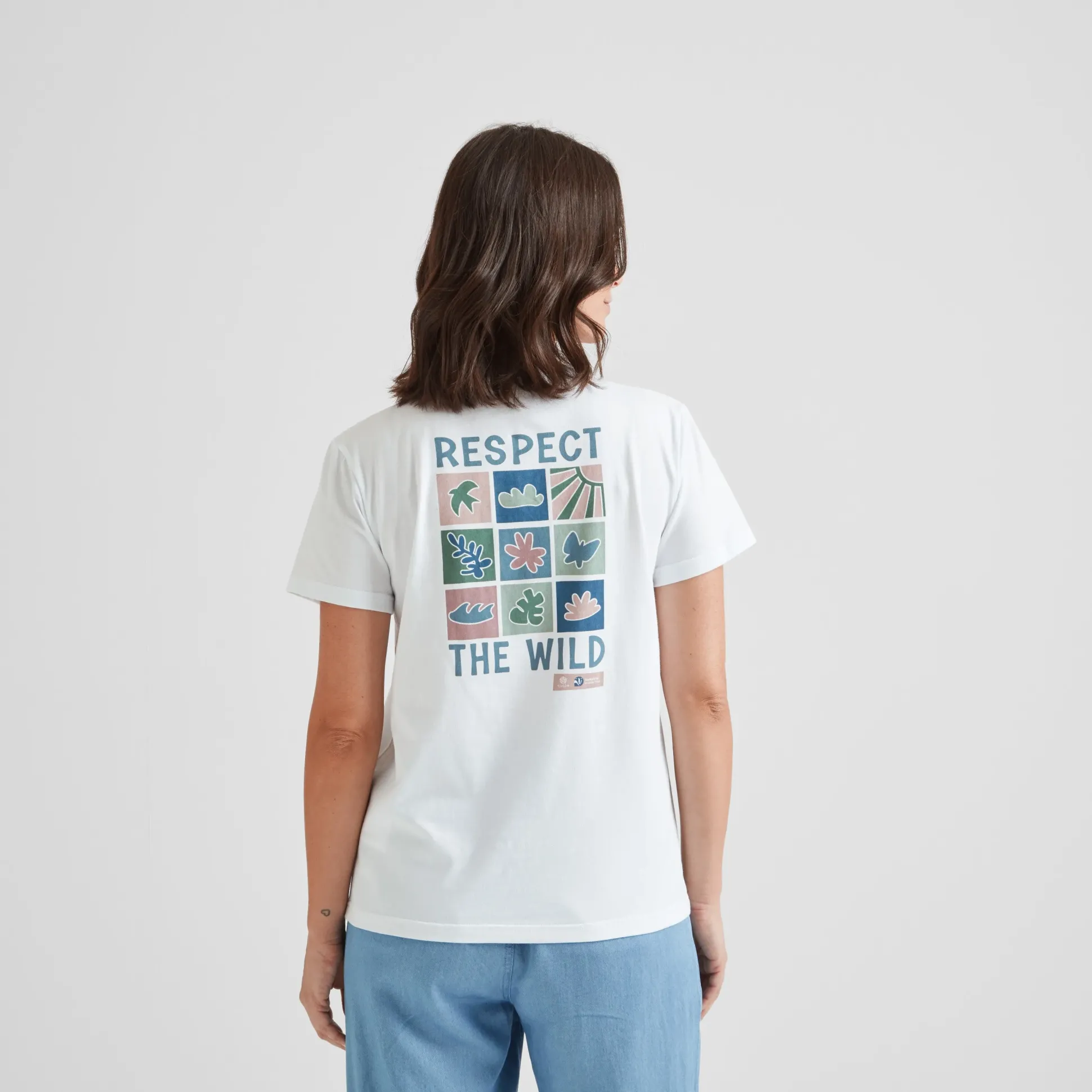 Respect Womens 100% Cotton Supersoft T-Shirt - Optic White