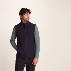 Revive Mens Fleece Gilet - Dark Indigo