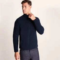 Revive Mens Fleece Jacket - Dark Indigo