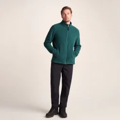 Revive Mens Fleece Jacket - Dark Turquoise