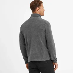 Revive Mens Quarter Zip Fleece - Grey Marl