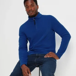 Revive Mens Quarter Zip Fleece - Royal Blue