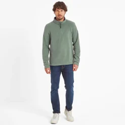 Revive Mens Quarter Zip Fleece - Light Forest