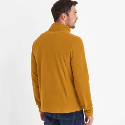 Revive Mens Quarter Zip Fleece - Rich Ochre