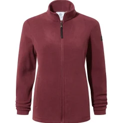 Revive Womens Fleece Jacket - Burgundy
