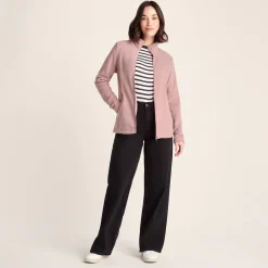 Revive Womens Fleece Jacket - Faded Pink