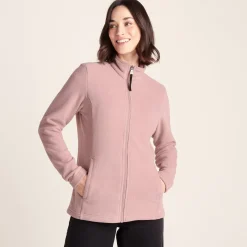 Revive Womens Fleece Jacket - Faded Pink