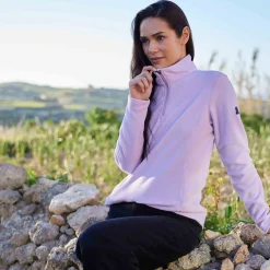 Revive Womens Quarter Zip Fleece - Lilac Blossom