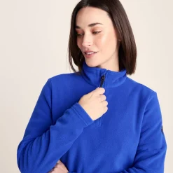 Revive Womens Quarter Zip Fleece - Ultra Marine Blue