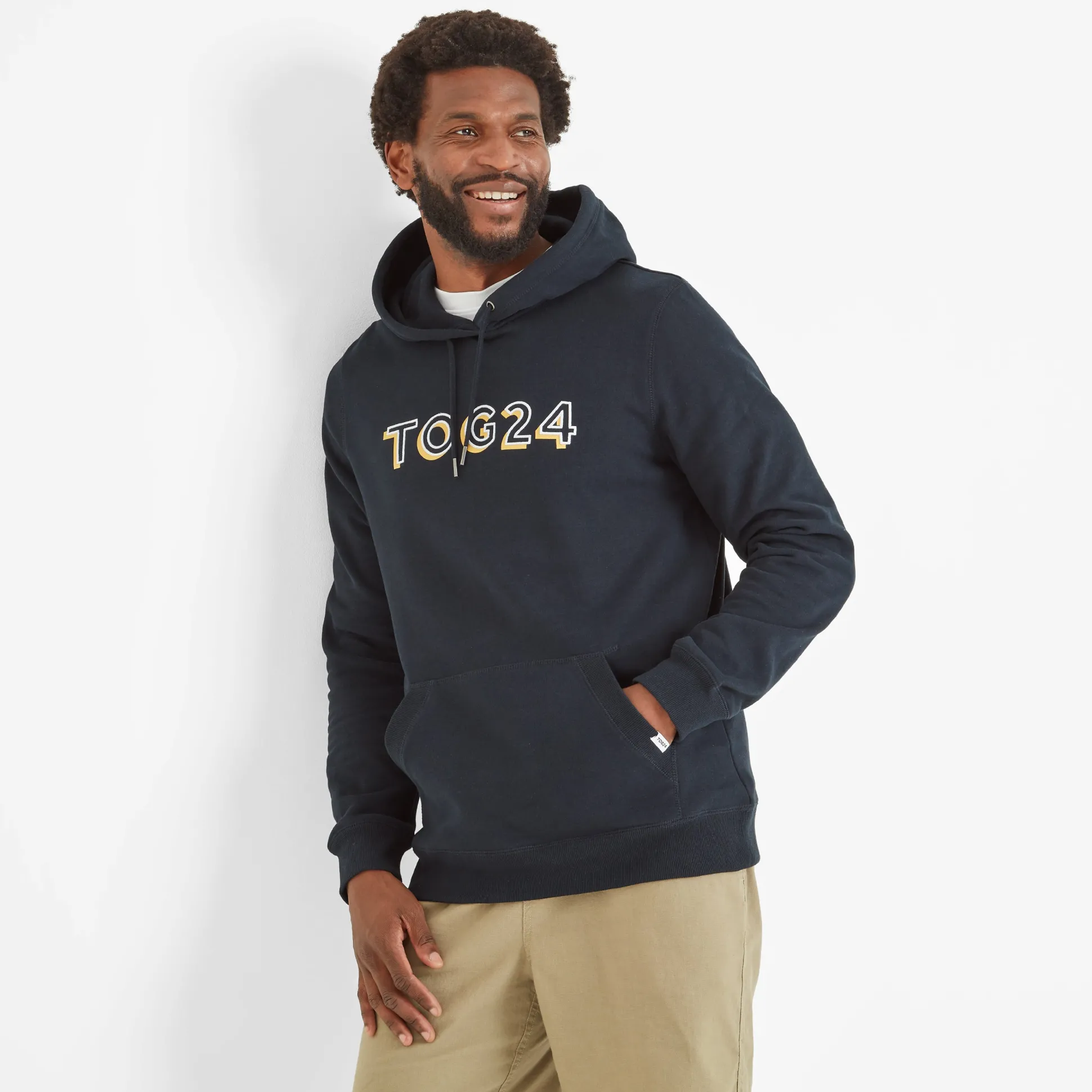 Rinson Mens Supersoft Hoody - Dark Indigo