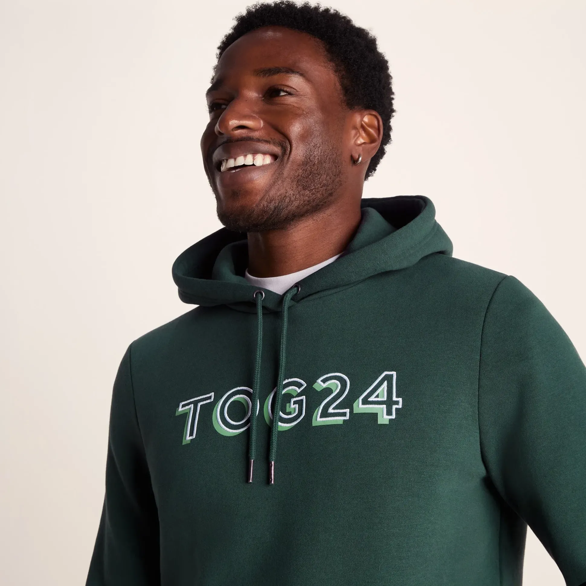 Rinson Mens Supersoft Hoody - Racing Green