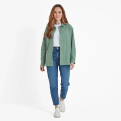 Risna Womens Shacket - Light Forest