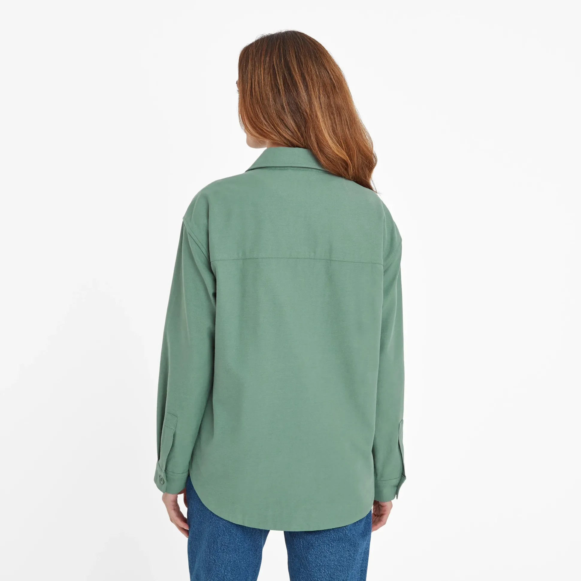 Risna Womens Shacket - Light Forest