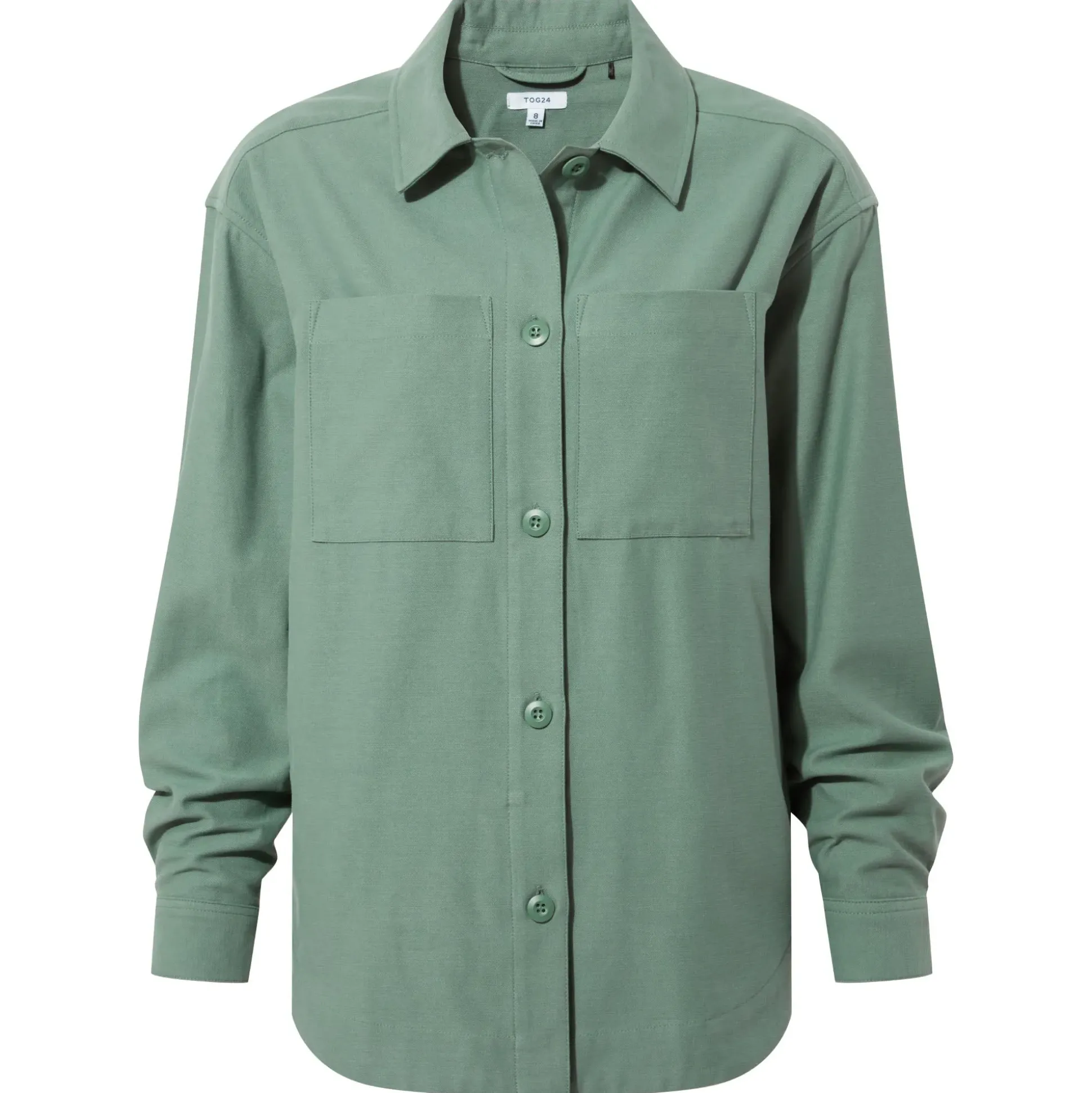 Risna Womens Shacket - Light Forest