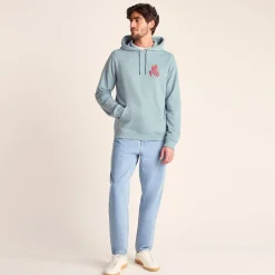 Riverton Mens Relaxed Fit Supersoft Hattie Clark Hoody - Summer Sky