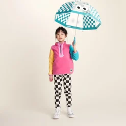Romney Kids Shaun the Sheep Umbrella - Spearmint Checkerboard
