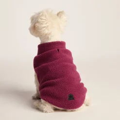 Rover Sherpa Dog Coat S - Washed Burgundy
