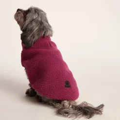 Rover Sherpa Dog Coat XS - Washed Burgundy