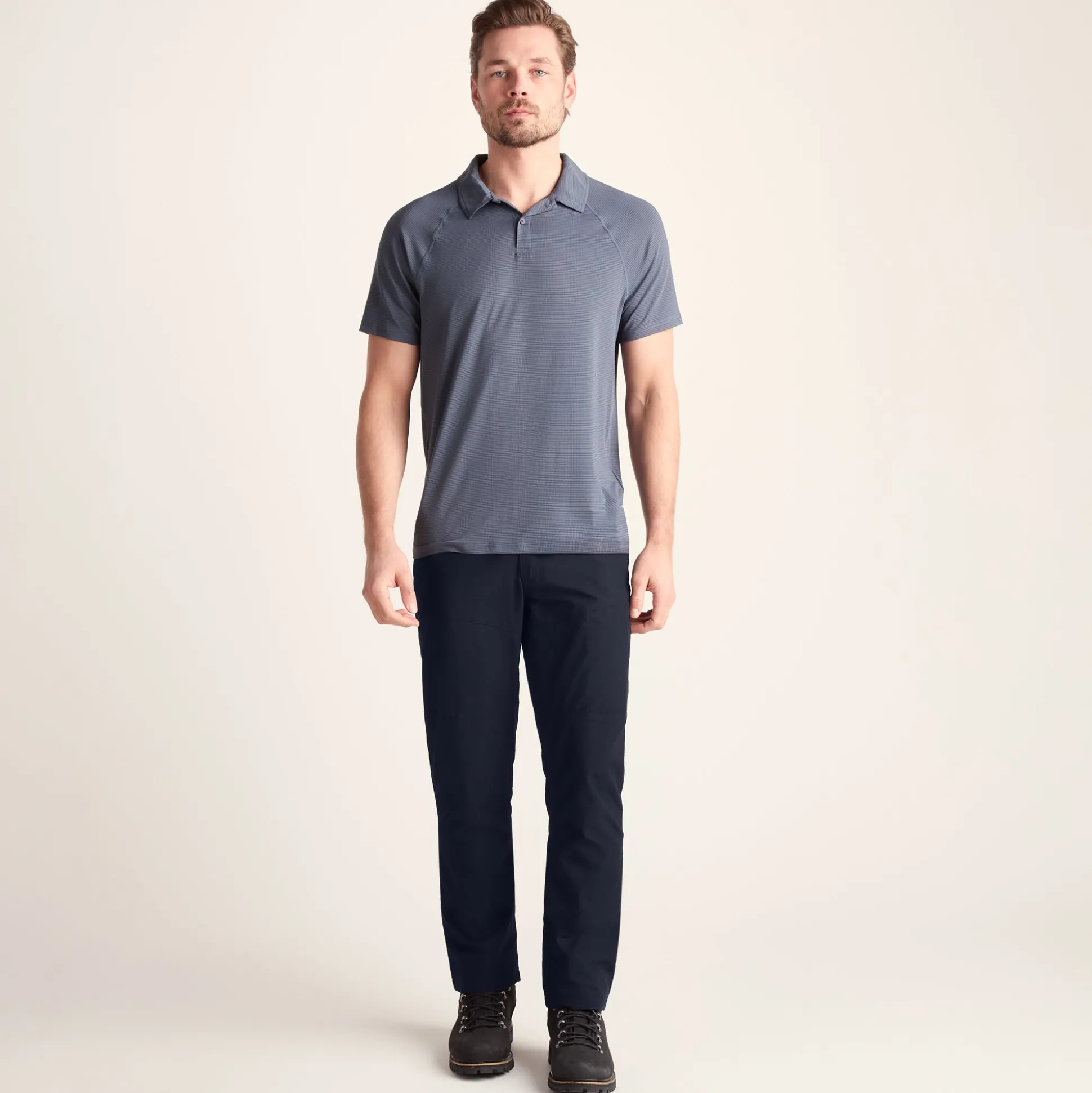 Rowland Mens Performance Trousers Short Leg - Navy