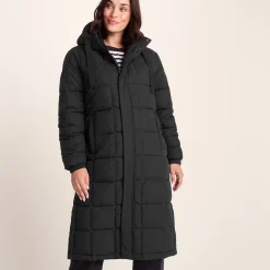Saga Womens Long Shower Resistant Insulated Jacket - Black