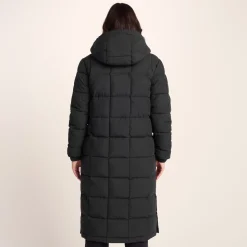 Saga Womens Long Shower Resistant Insulated Jacket - Black