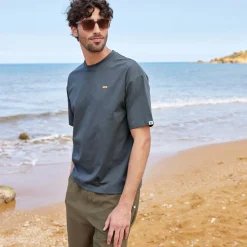 Saloon Mens Relaxed Fit Premium Supersoft T-Shirt - Deep Slate