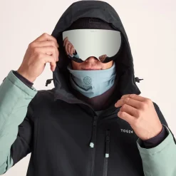 Samoens Mens Waterproof Ski Jacket - Steel Teal/Black