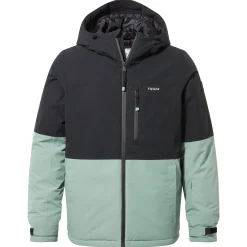 Samoens Mens Waterproof Ski Jacket - Steel Teal/Black