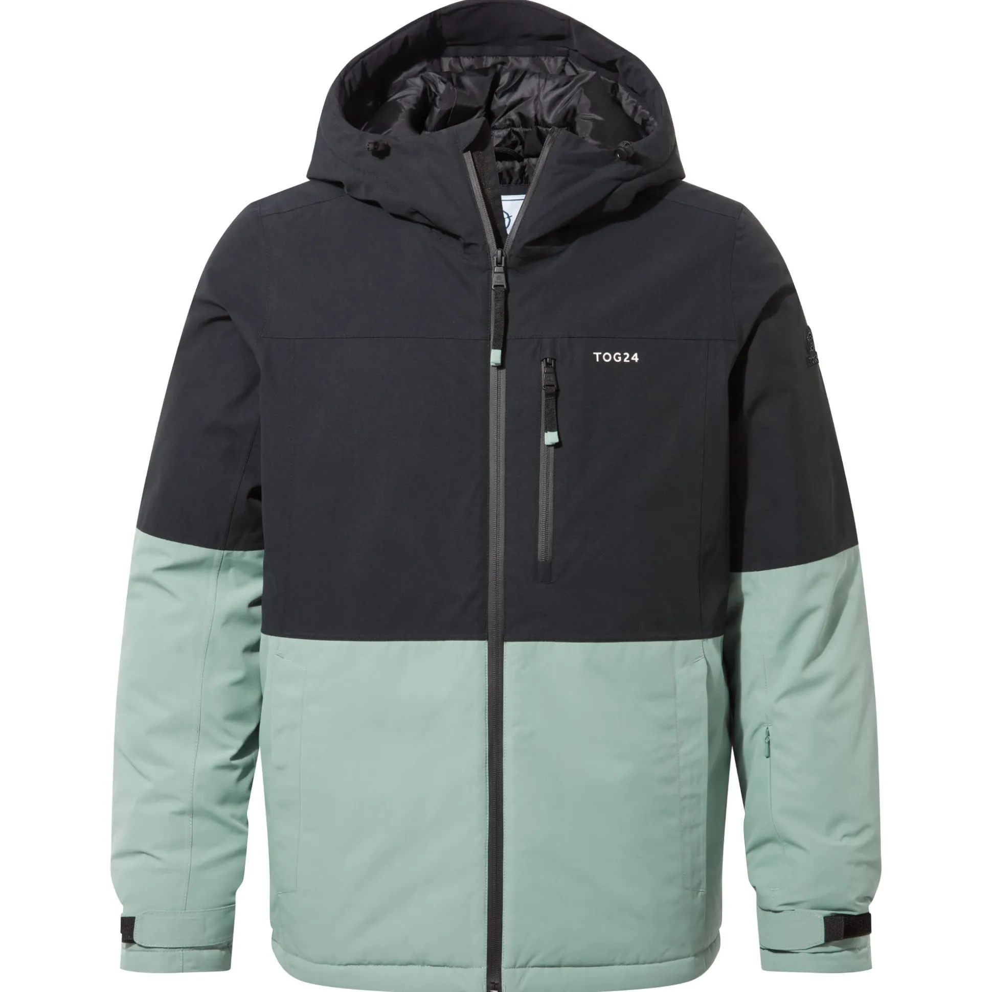 Samoens Mens Waterproof Ski Jacket - Steel Teal/Black