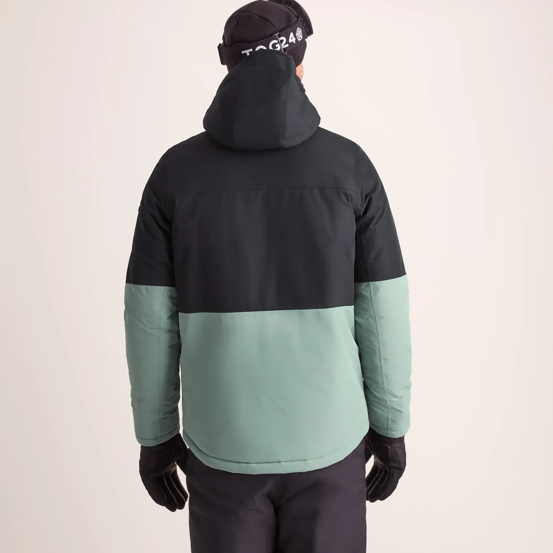 Samoens Mens Waterproof Ski Jacket - Steel Teal/Black