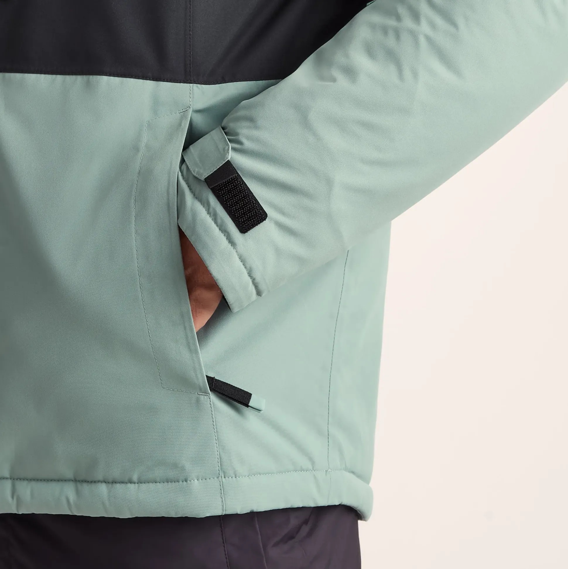 Samoens Mens Waterproof Ski Jacket - Steel Teal/Black