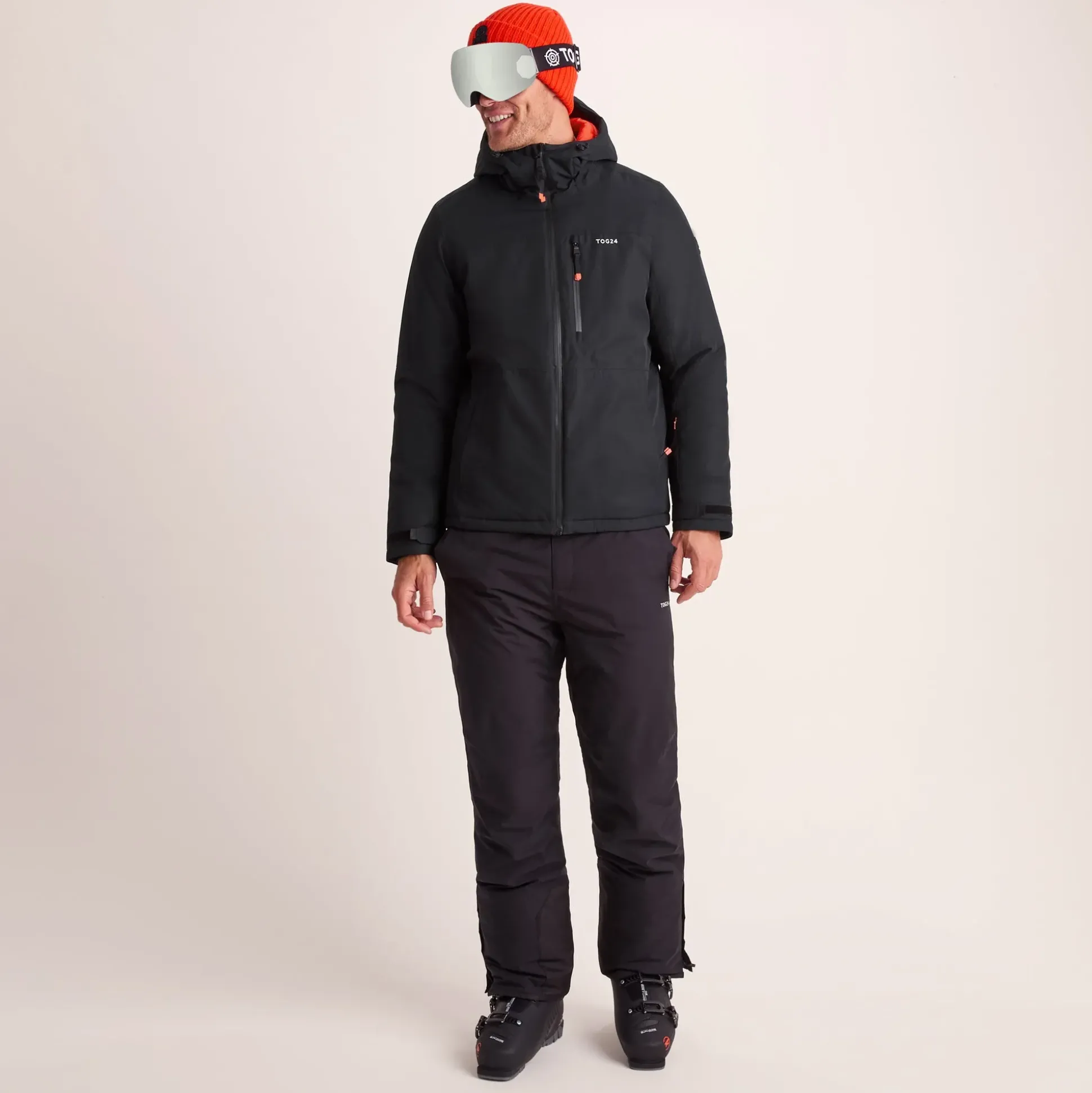 Samoens Mens Waterproof Ski Jacket - Black