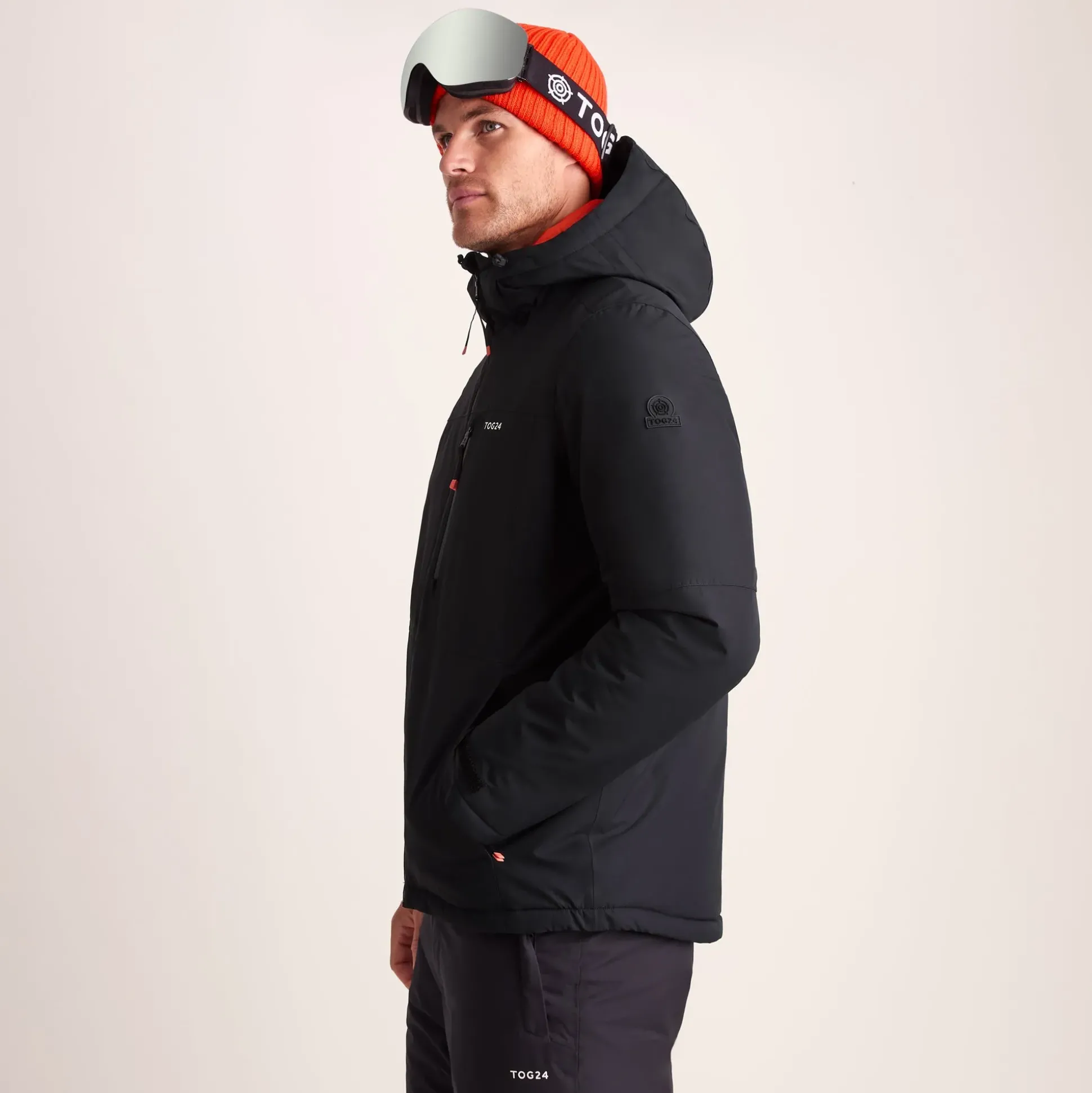 Samoens Mens Waterproof Ski Jacket - Black