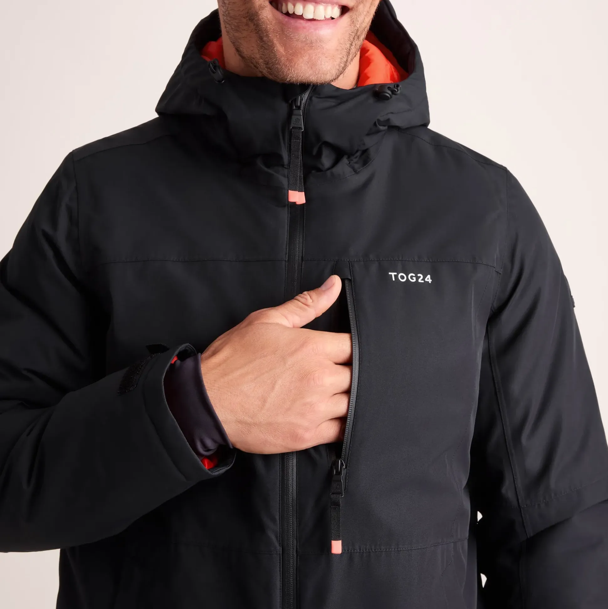 Samoens Mens Waterproof Ski Jacket - Black