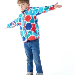 Sardi Kids Shaun the Sheep Sherpa Jacket - Space Blue Sheep Print