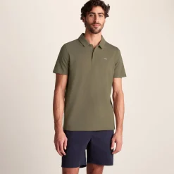 Sawyer Mens 100% Cotton Jersey Polo Shirt - Mushroom