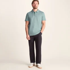 Sawyer Mens 100% Cotton Jersey Polo Shirt - Summer Sky