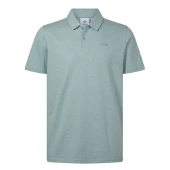 Sawyer Mens 100% Cotton Jersey Polo Shirt - Summer Sky