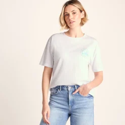 Scotland Womens 100% Cotton Supersoft Relaxed Fit T-Shirt - Optic White