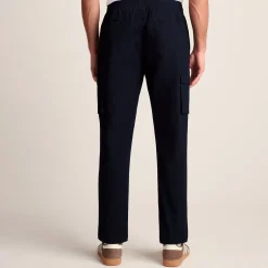 Silas Mens Cargo Trousers - Dark Indigo