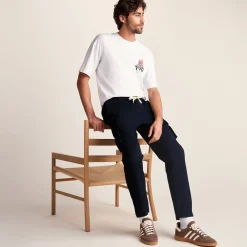 Silas Mens Cargo Trousers - Dark Indigo
