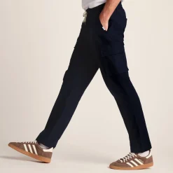 Silas Mens Cargo Trousers - Dark Indigo
