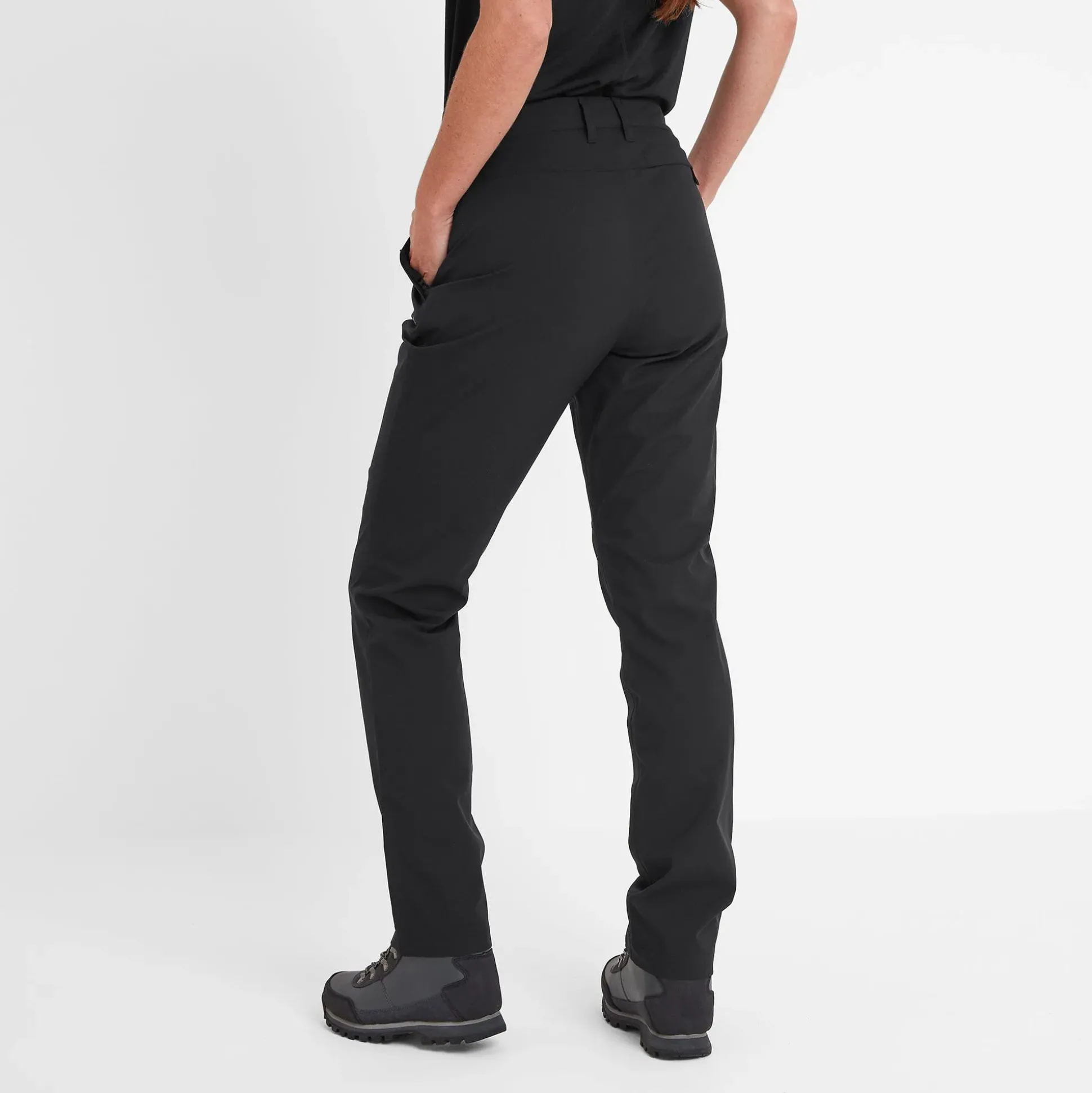 Silsden Womens Waterproof Trousers Long - Black