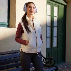 Slaley Womens Insulated Relaxed Fit Gilet - Vanilla