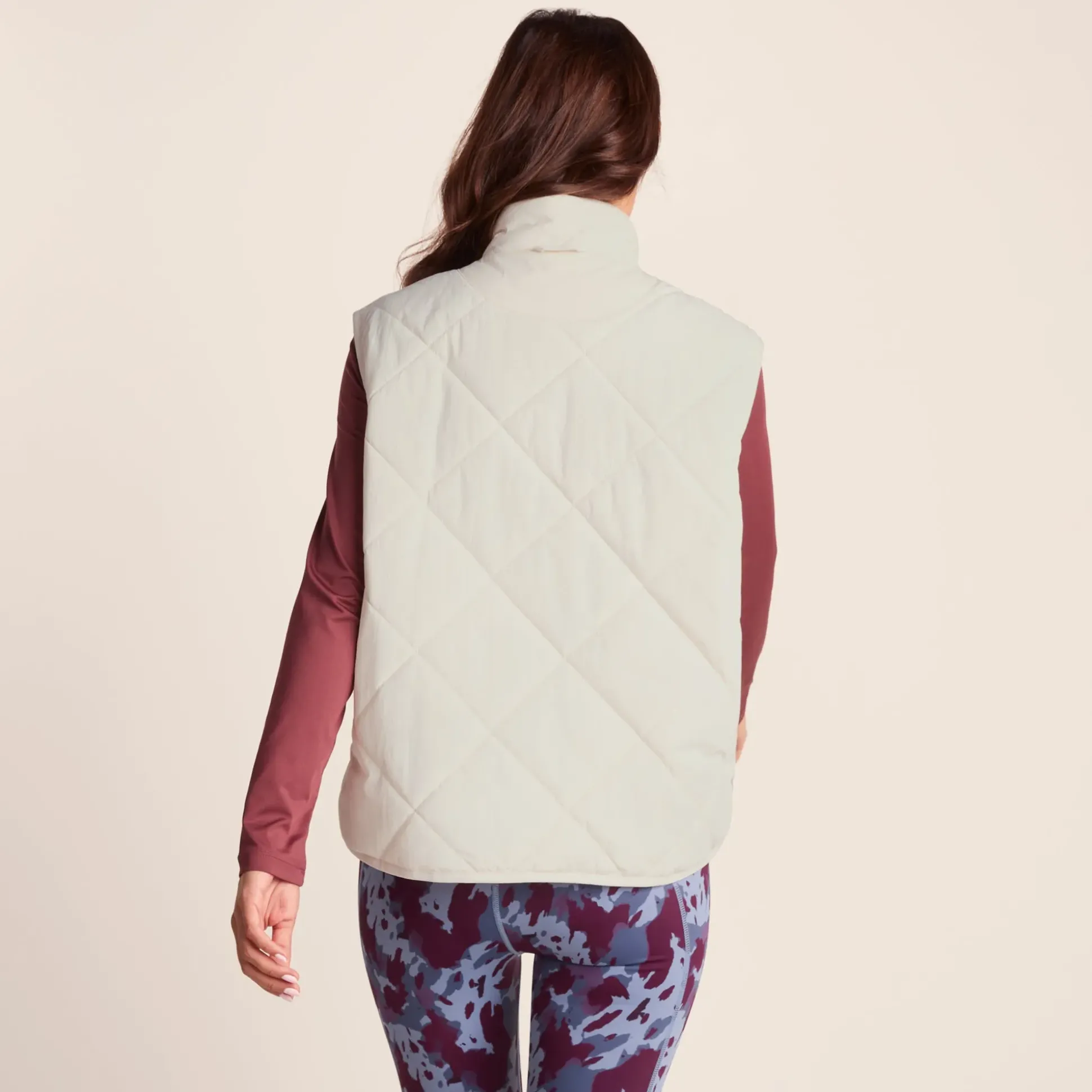 Slaley Womens Insulated Relaxed Fit Gilet - Vanilla