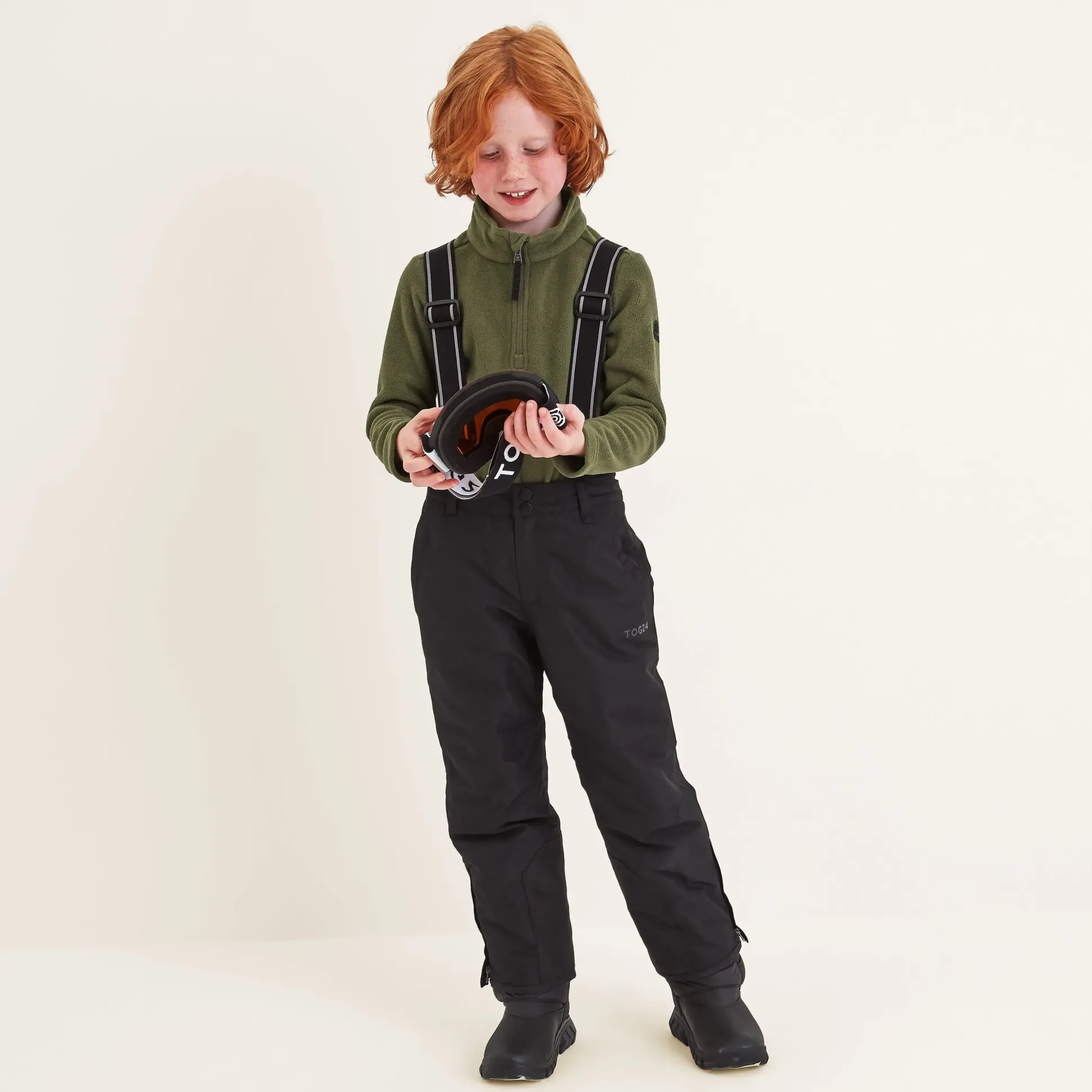Slalom Kids Salopette - Black