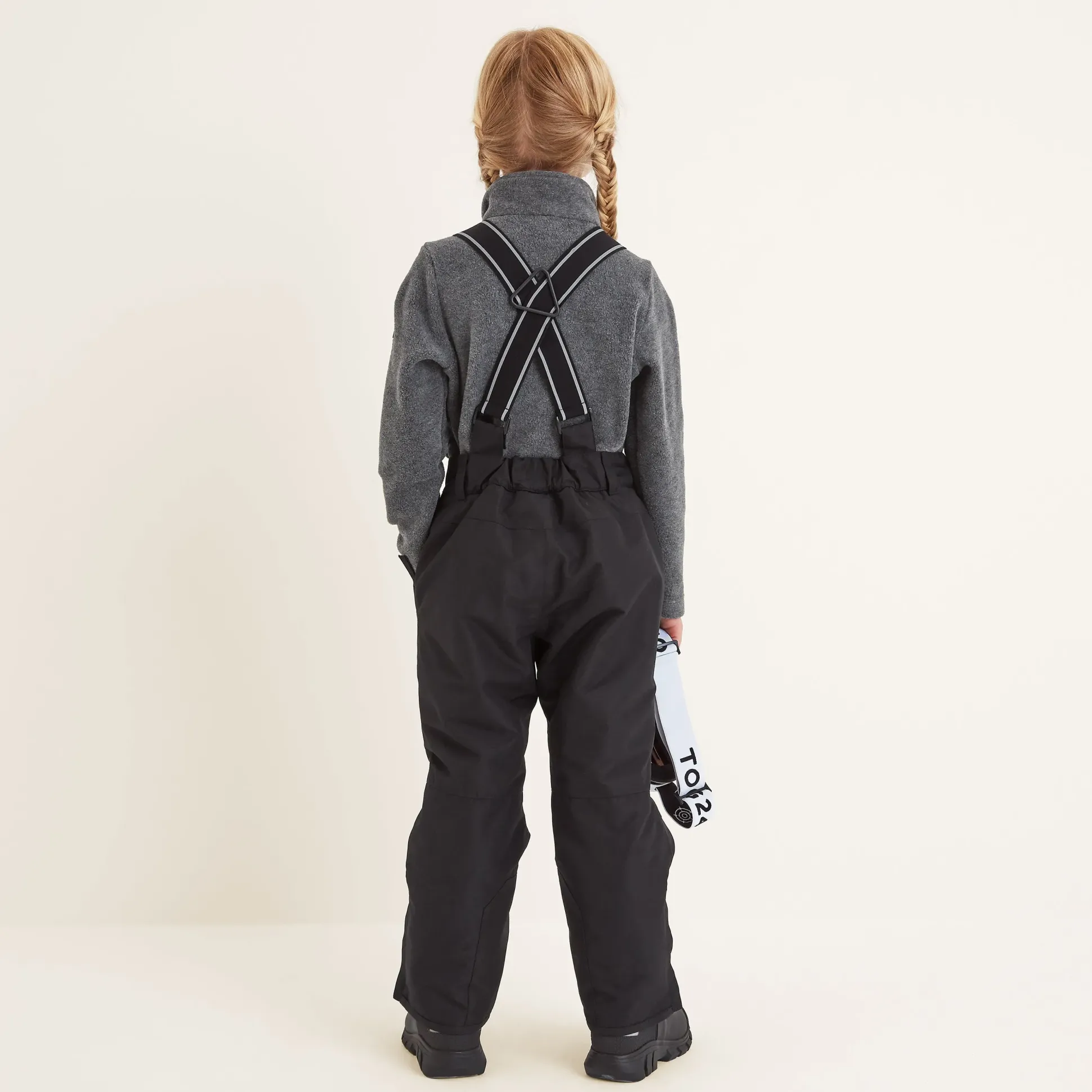 Slalom Kids Salopette - Black