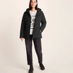 Sleight Womens Short Insulated Parka - Black