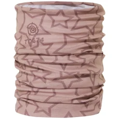 Snood Multifunctional Neck Warmer - Faded Pink Star Print